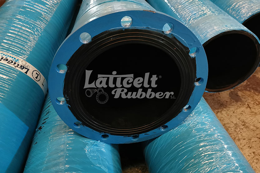 mangueras de caucho con bridas embutidas fijas y locas
