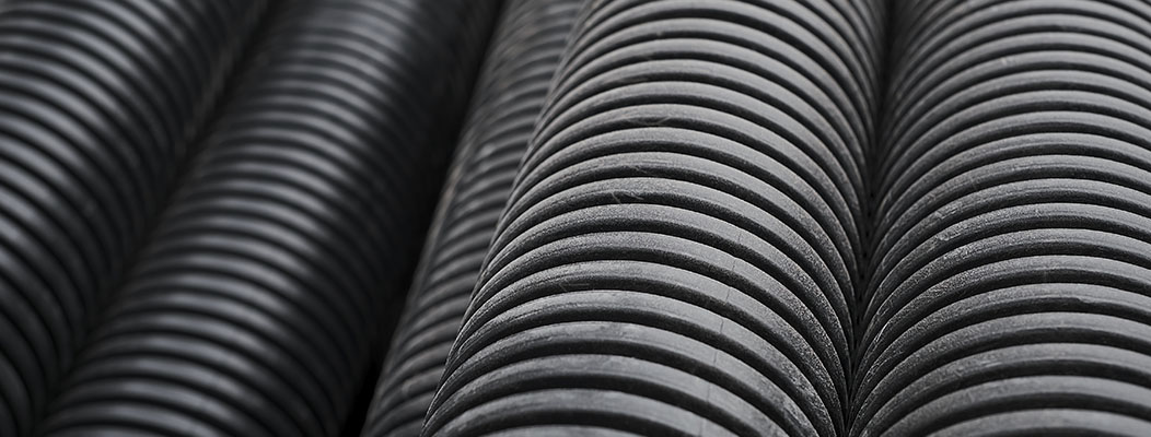 Manguera corrugada flexible de goma y caucho